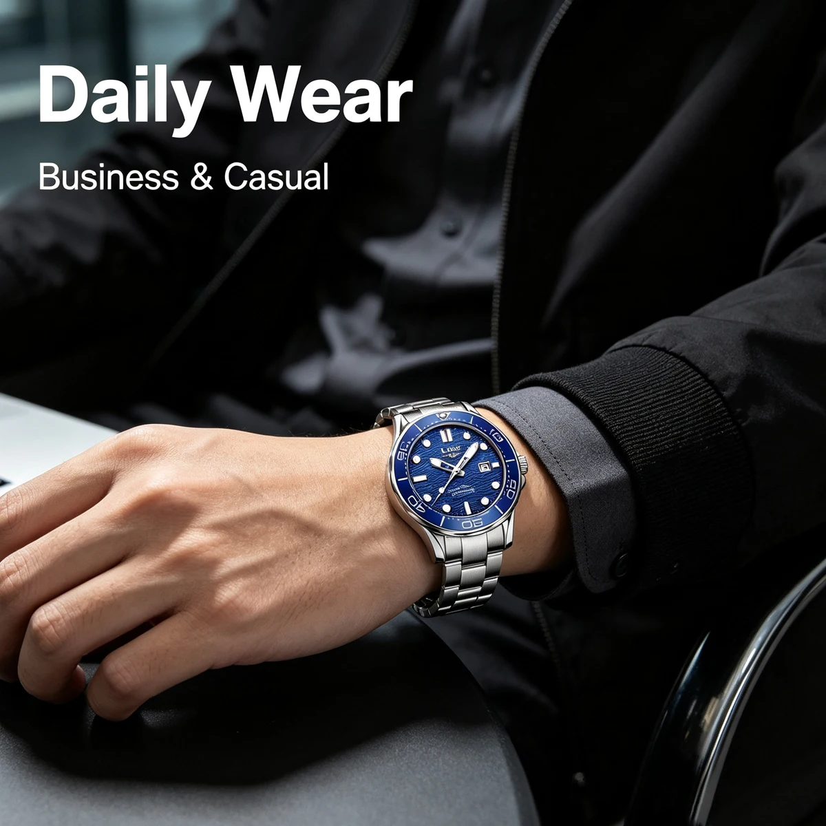 Men's Luxury Waterproof Luminous Date Quartz Watch