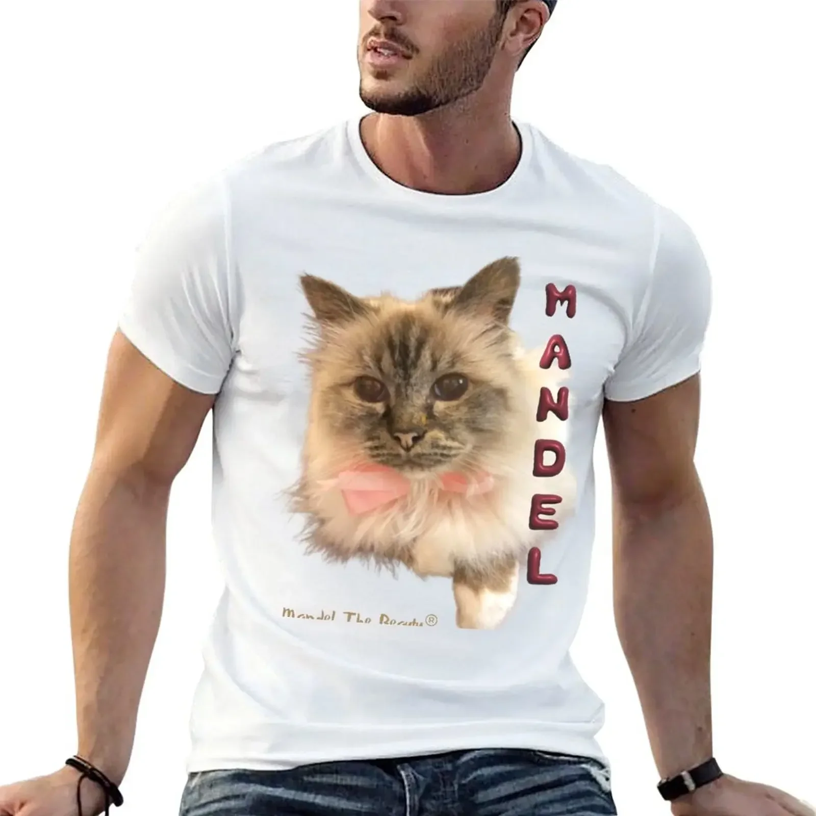 Birman Cat MandelTheBeauty - Mandel 1. T-Shirt summer tops customs design your own mens funny t shirts