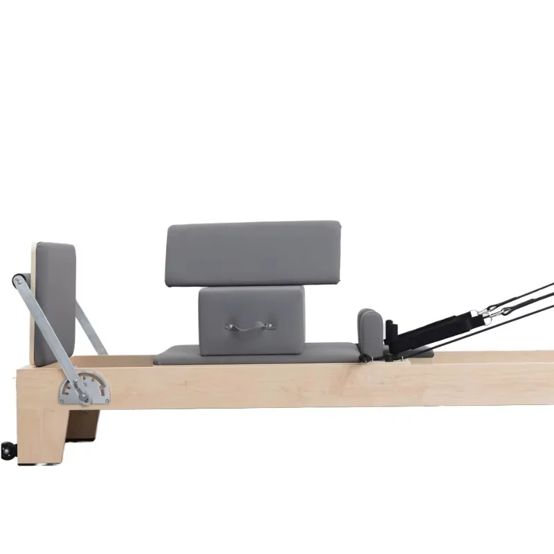 

YTYIN Factory Price Maple Wood Pilates Reformer with Half Tower & Trapeze | For Home & Studio Use
