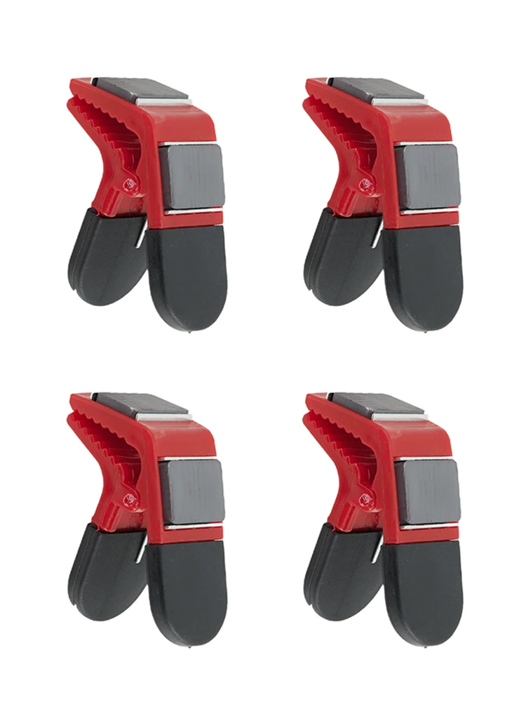 4PCS Brush Holder Clips for DIY Painting Projects Providing Brush Support and Drop Cloth Edge Stability Simultaneously