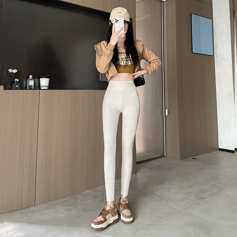 Leggings Women Squares Black White Green Skintight Tummy Hip-Lifting Slimming Stylish Baggy Slightly Plaid Indoor Streak Hiking