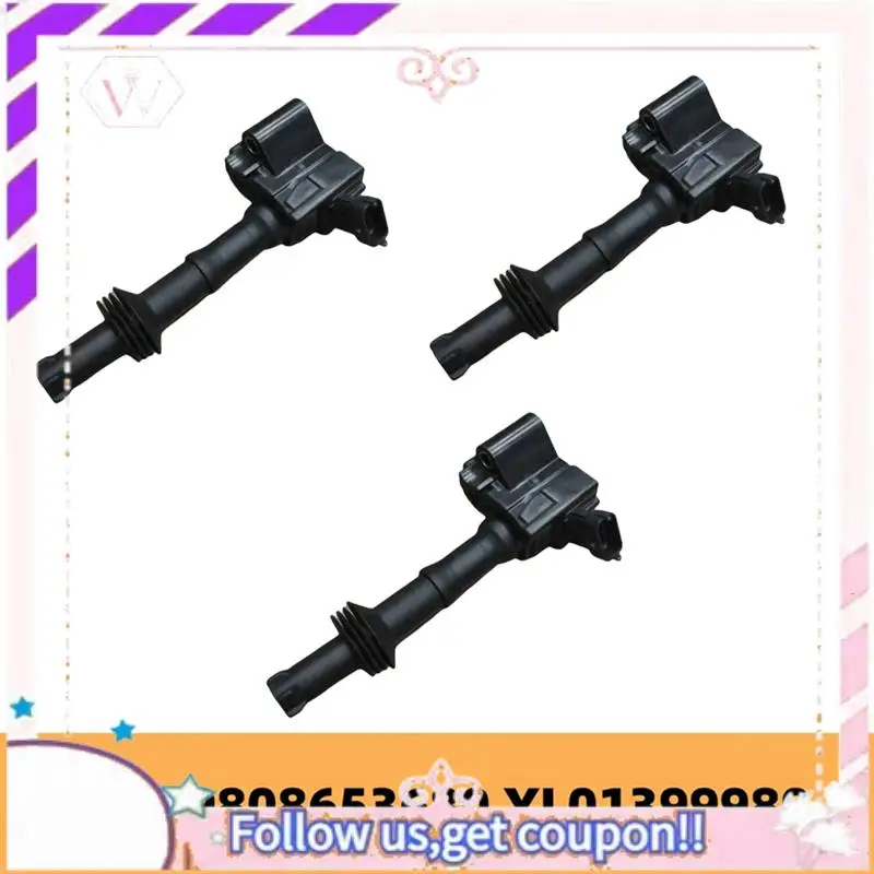 

Easy To Use 3Pcs Ignition Coil For Citroen Berlingo C3 C4 208 308 Partner Rifter Opel 1.2 THP 3 2013- 9808653680 3553459