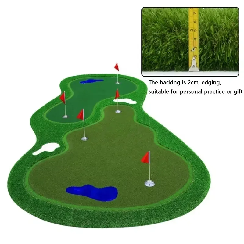 For Indoor Outdoor Large Professional Golfing Training Mat 2*4 meters Golf Putting Practice Equipment Golf Putting Green