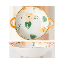 Table Bowl Ceramic Tableware Ceramic Dishes to Eat Household Utensils for Kitchen Bowls for Food Dinner Set Porcelain Ramen Rice