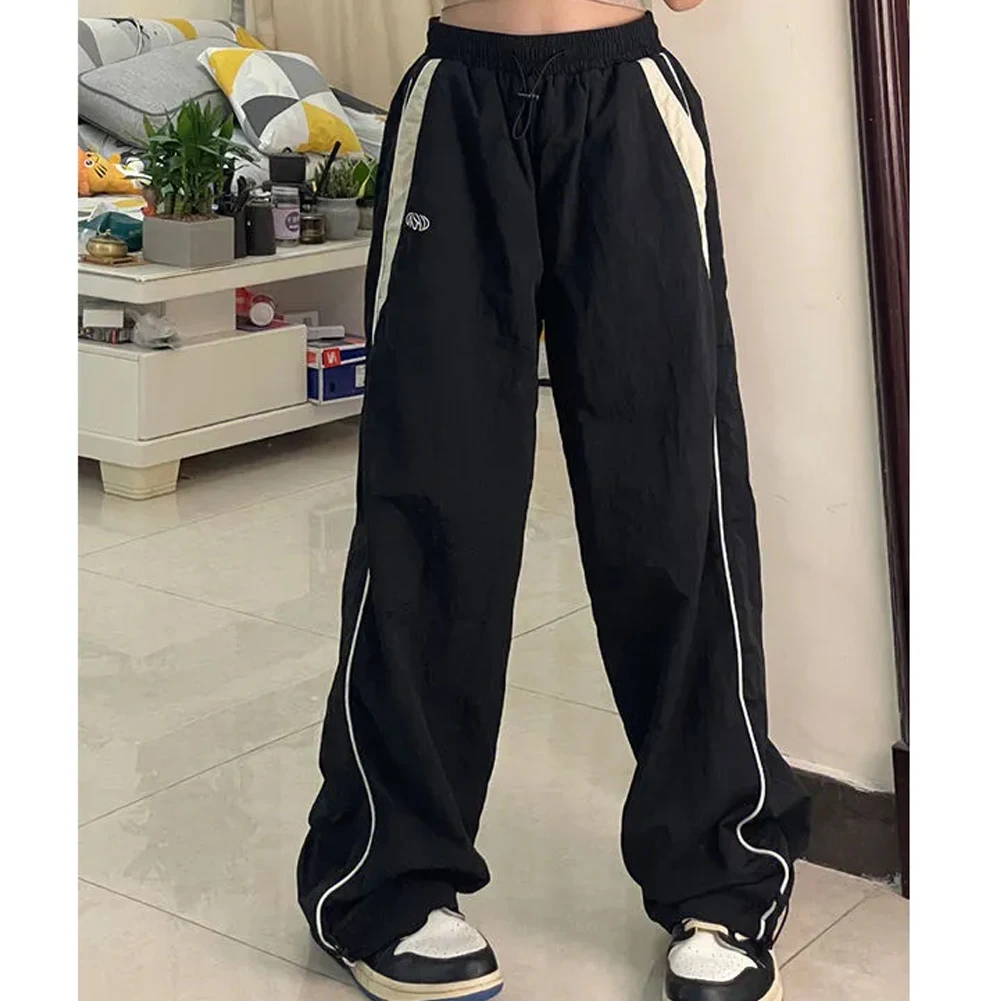 Fashion Hot New Stylish Pants Pants Leg Pants Loose Polyester Solid Color Spring And Summer Wide Women Brand New