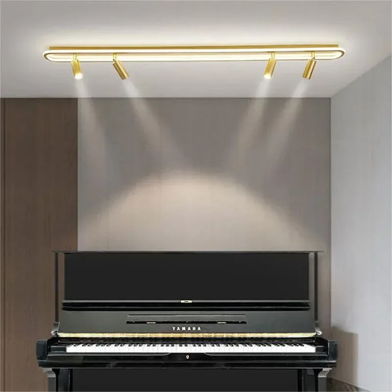 Imagem -05 - Moderna Lâmpada de Teto Led para Sala Estar Jantar Corredor Vestiário Quarto Lustre Teto Decoração Casa Luminária Interior