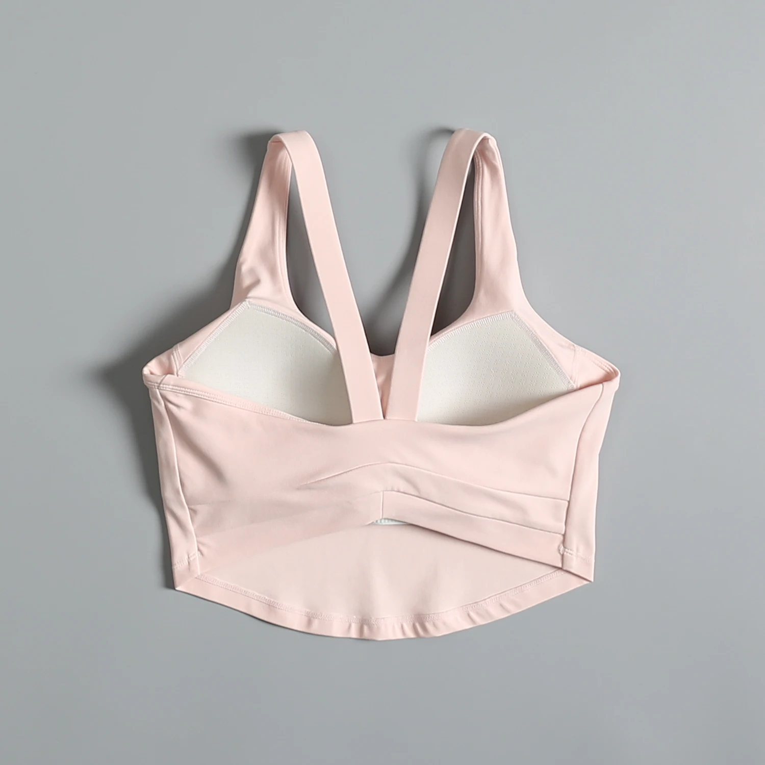 Integrated Sports Bra Women Shockproof Gathered Yoga Fitness Beautiful Back Slimming Running Quick Dry Vest Outdoor Wear