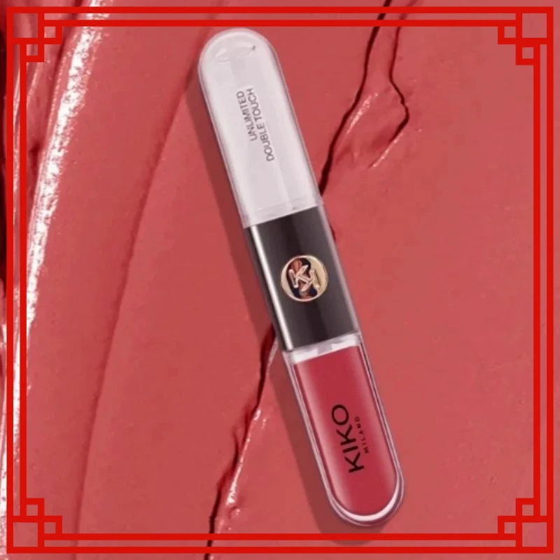 حار برأسين أحمر الشفاه مرآة شفافة ملمع الشفاه غير يتلاشى النفط مثير غنية ملمع الشفاه الحليب الشاي الفول لصق عارية ماكياج