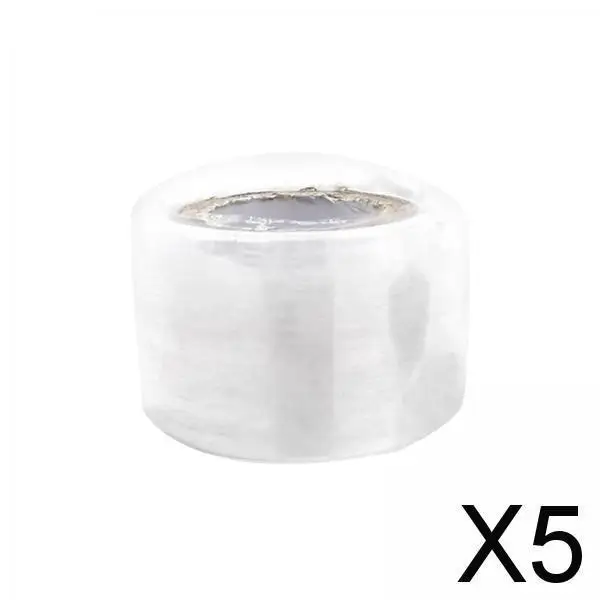 5xBadminton Grip Cushion Wrap Backing Film Wrap Overgrips Tape Clear 40M/Roll