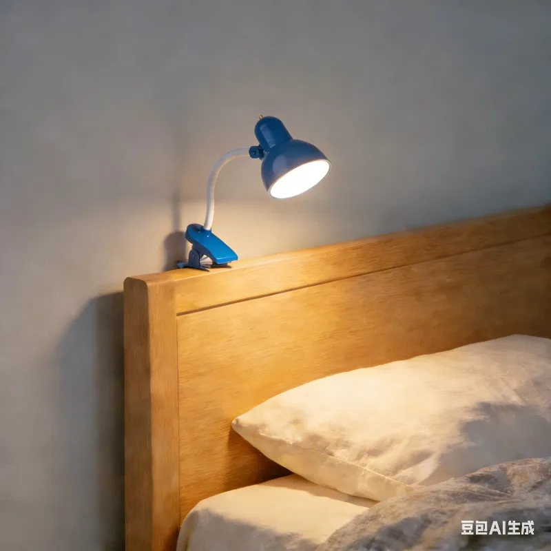 Mini Book Light With Clip LED Table Lamp Foldable Night Home Room Computer Night Lights Eye Travel Book Light Home Appliance