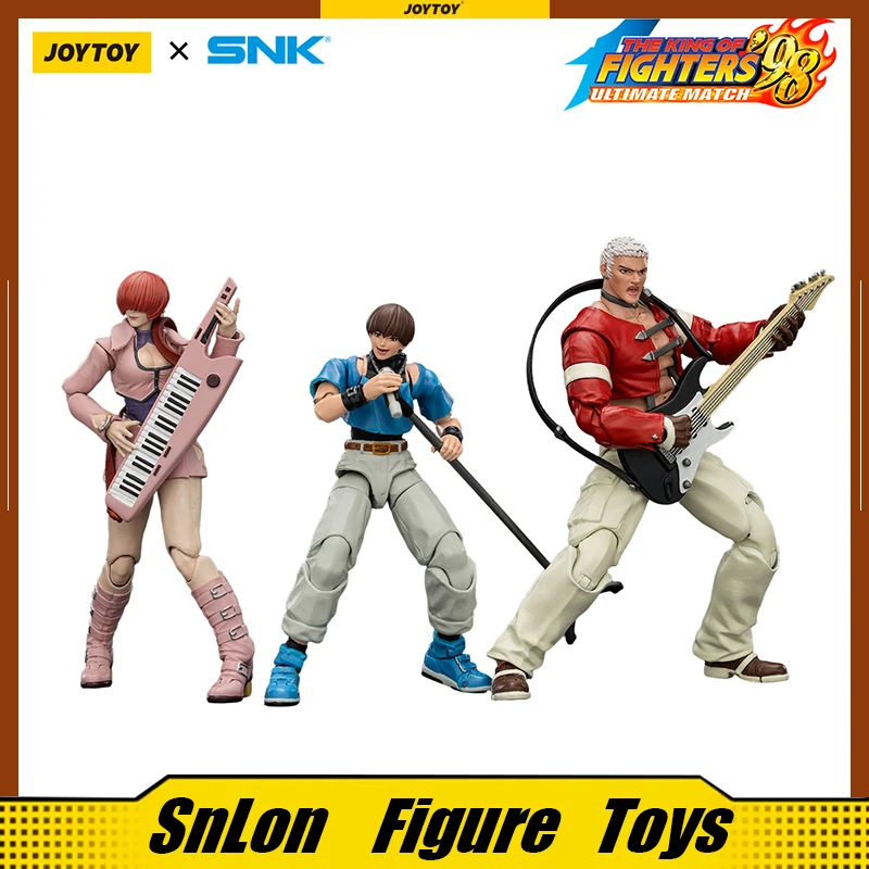 

Фигурки JOYTOY Warhammer SNK 1/18: KOF'98UM, команда Орочи, Яширо Нанакасе, Шерми, Крис, коллекционные модели