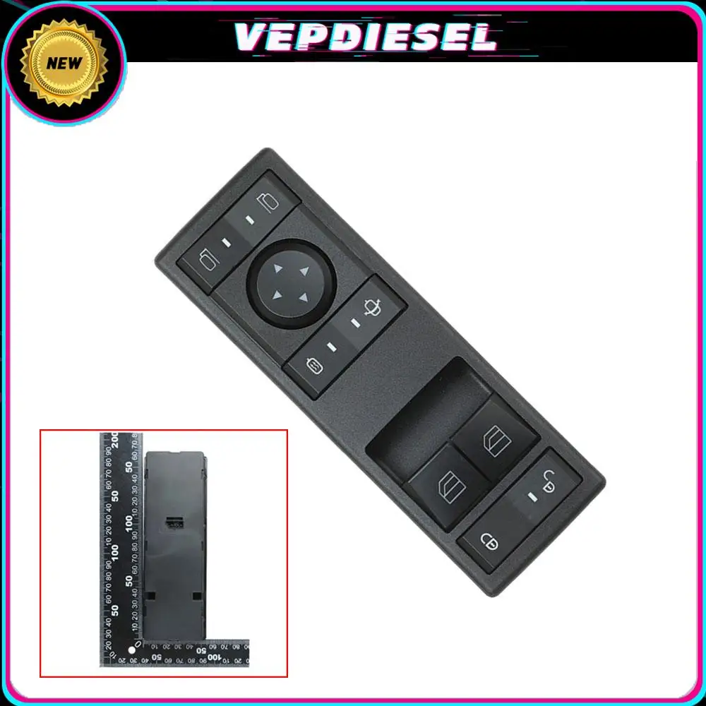 

A9605451213 4PIN Electric Window Button Panel Left For Mercedes Benz Actros MP4 Electric Window Switch Car Interior Accessories
