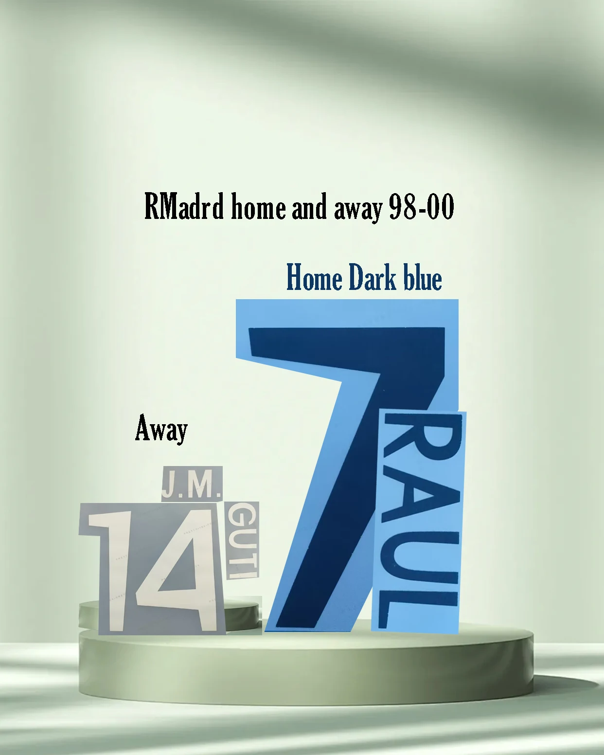 98-99-00 JMGUTI RETRO Juegos de nombres Reeaaall MaaadrRiiid RAUL Juegos de nombres FERRO EN Nombre y número CALIDAD AAAAA 98-00