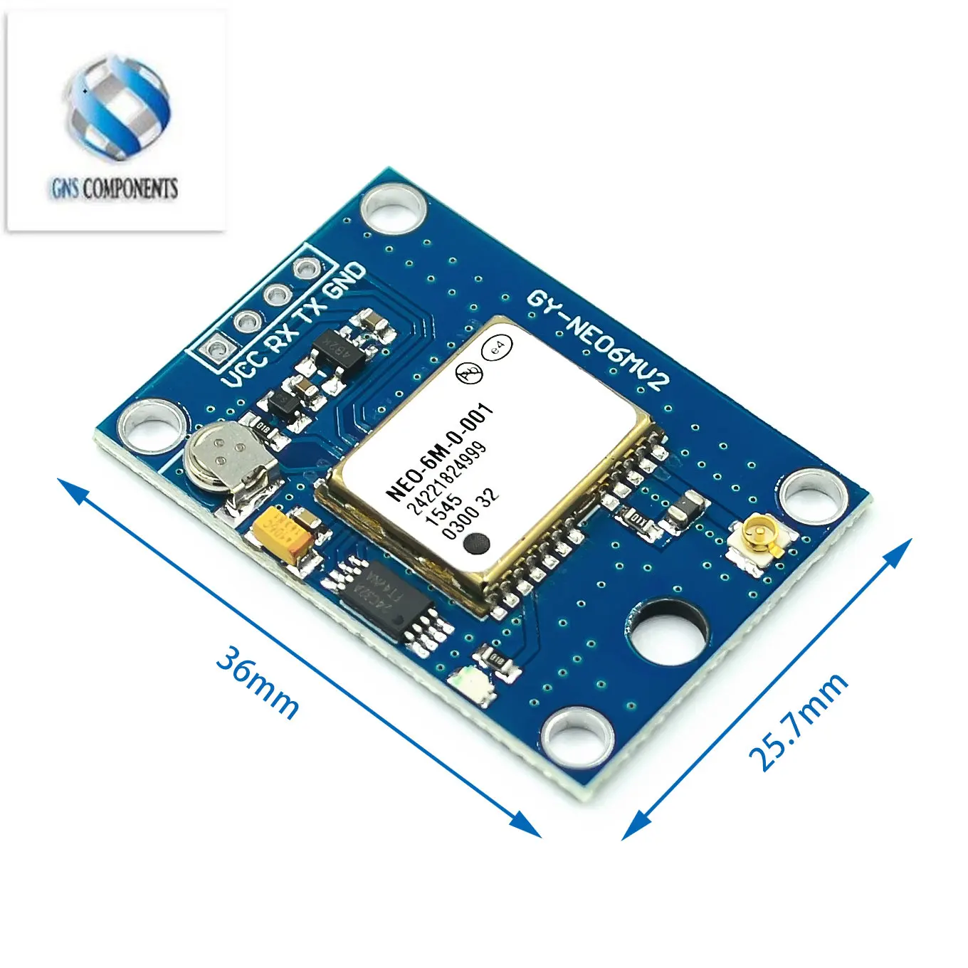 GY-NEO6MV2 GY-NEO7MV2 GY-NEO8MV2 NEO-6M NEO-7M NEO-8M GPS Module with Flight Control EEPROM MWC APM2.5 large antenna for arduino