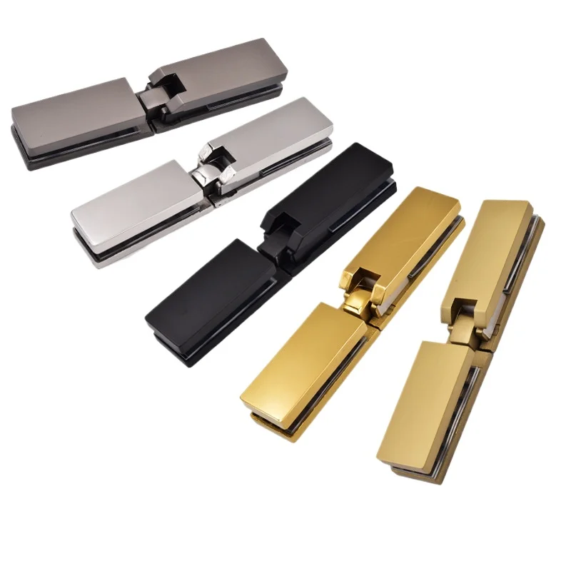 

304 Stainless Steel Strip Type Inside and Outside Opening Hinge 180/135 Degrees 90 Degrees Glass Door Hinge
