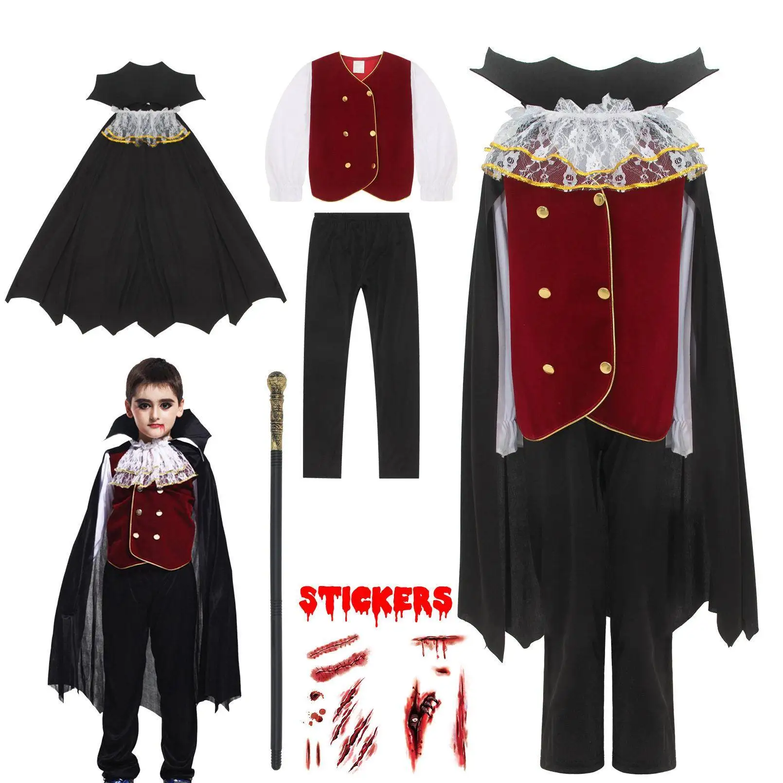 

Adorable Performance Costume Children's Clothing Halloween Christmas Party Celebration Outfit Cross-Border Hot Sale