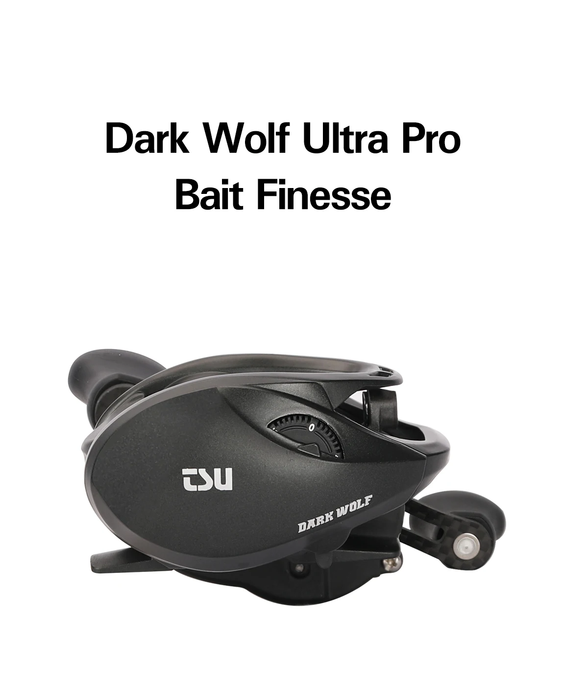 TSURINOYA 134 g ultraleichte Baitcasting-Angelrolle, 4,6 g, flacher Spulenköder, Finesse DARK WOLF 50S 7,1:1 Forellenwurfrolle – Detail 25