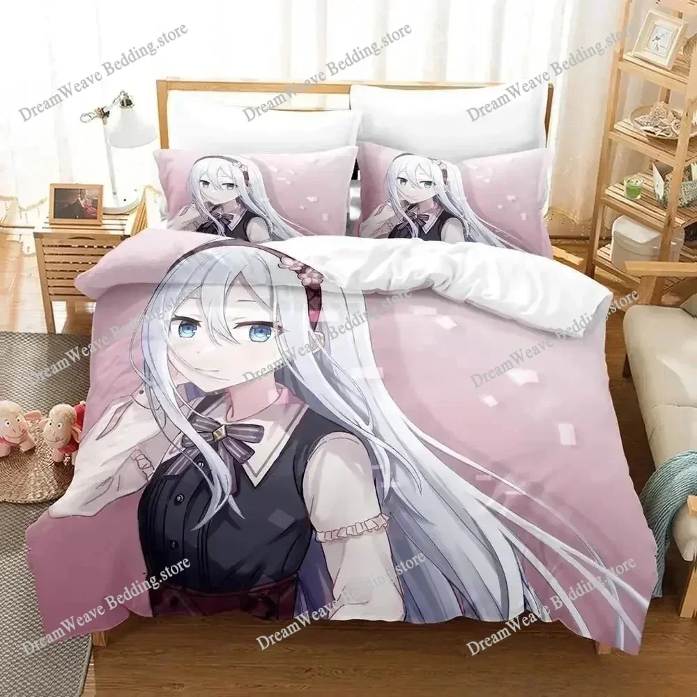 Yoisaki Kanade Bedding Set Cartoon Anime Three-piece Set Adult Kid Bedroom Duvetcover Sets 3D Kawaii Girl Colcha De Verano Cama5 2