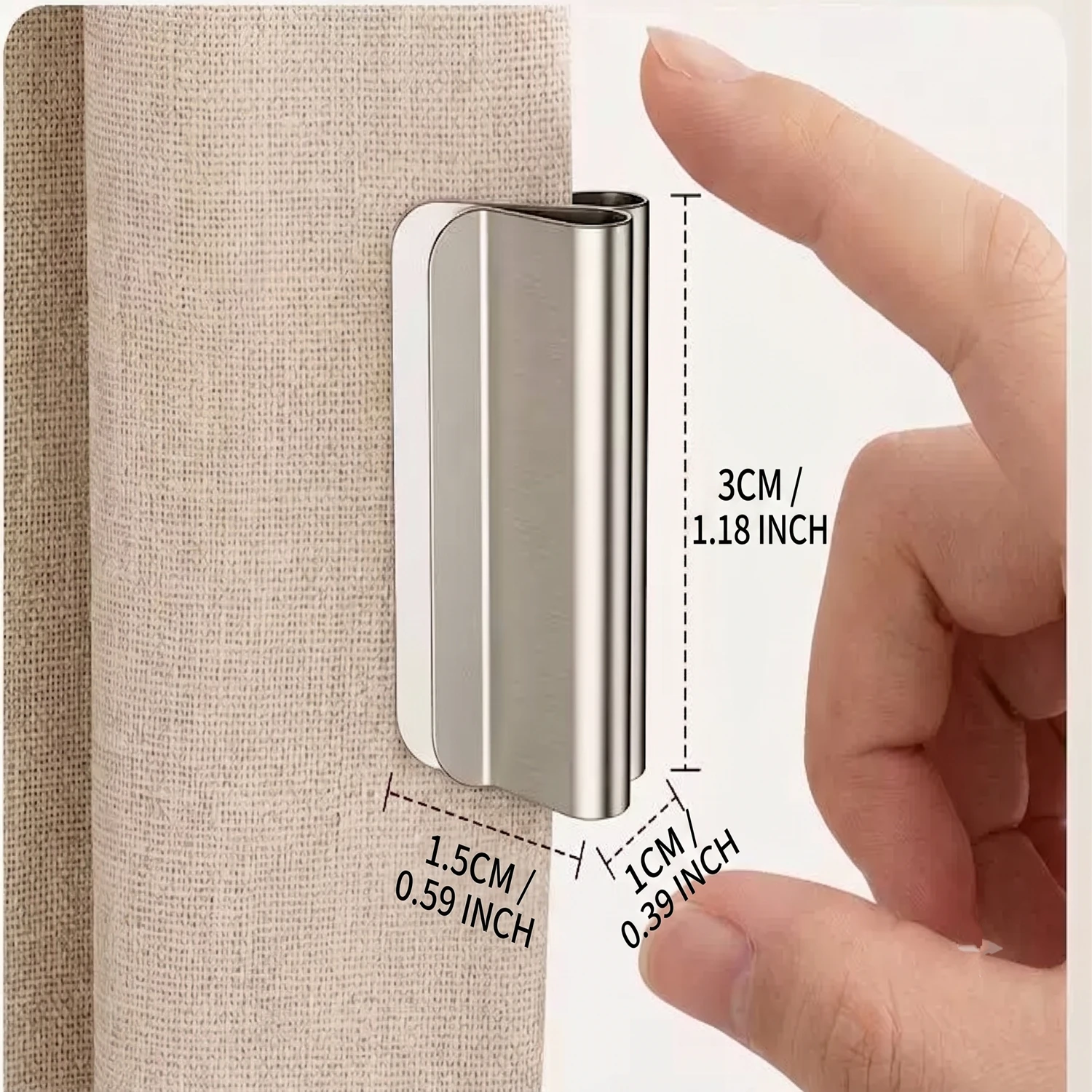 Magnetic Curtain Clips Magnets Closure Keep Curtains Closed Prevent Light Leakage Does 5 Pairs