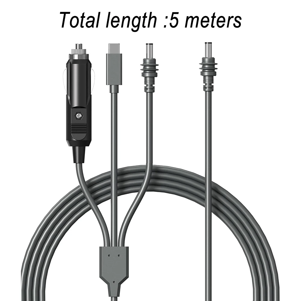 For Starlink Mini 3-in-1 3M/5M Waterproof DC Power Cable DC Power Cord For Versatile &Charging Replacement Parts