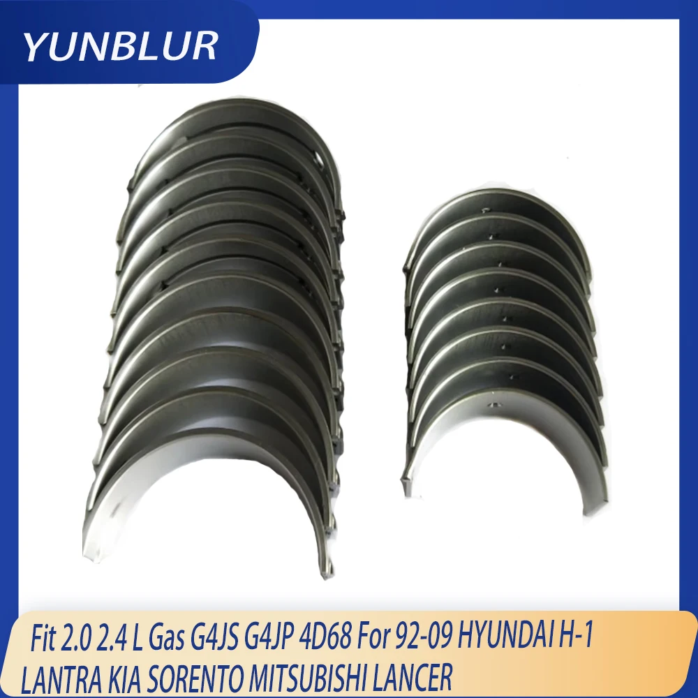 Engine Parts Main & Con-rod Bearing Fit 2.0 2.4 L Gas G4JS G4JP 4D68 For 92-09 HYUNDAI H-1 LANTRA KIA SORENTO MITSUBISHI LANCER