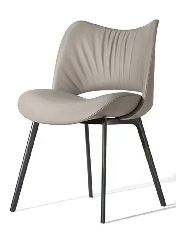 

Home simple style wrought iron dining chair master design adult commercial reception negotiation computer chair makeup stool