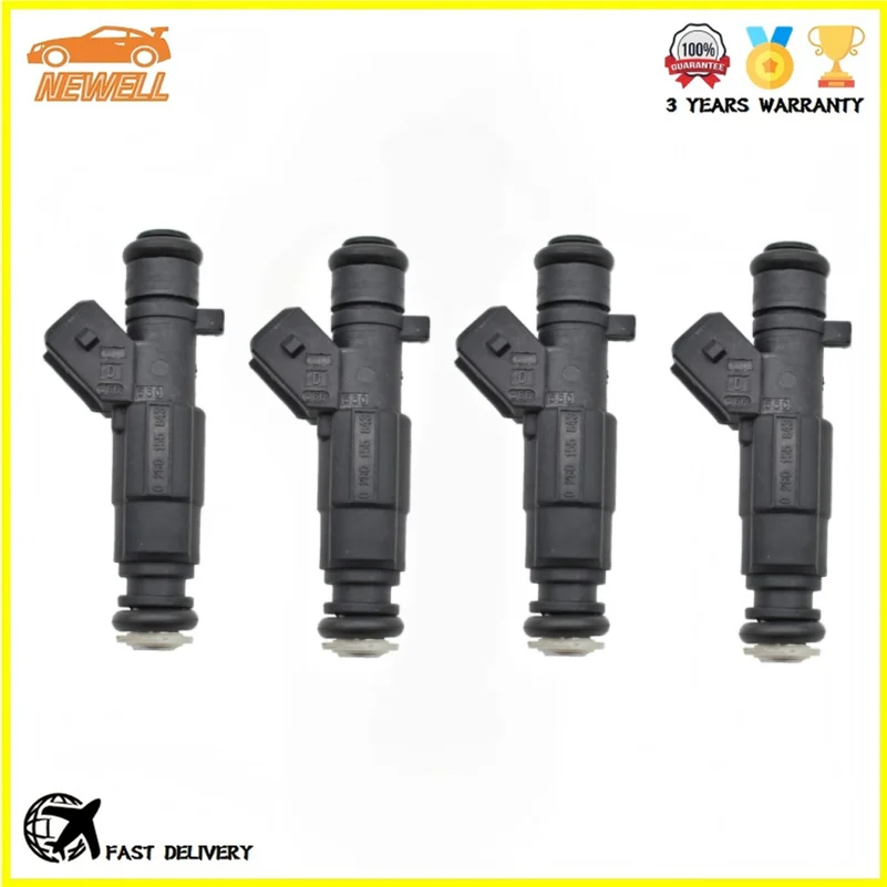 

4pcs 0280155843 Fuel injector For Citroen Peugeot Renault Clio Megane 1.4 1.6v High Quality Engine Nozzle