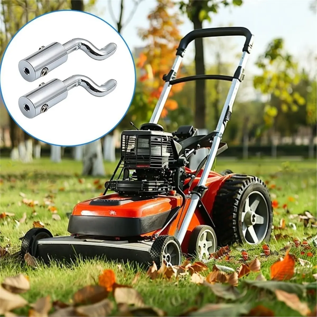 【UPGRADED VERSION】2pcs Bowden Cable End Piece Z Shape for Lawnmower Throttle Cable,Screws Nipple Z for Throttle Grip Gas Cable C