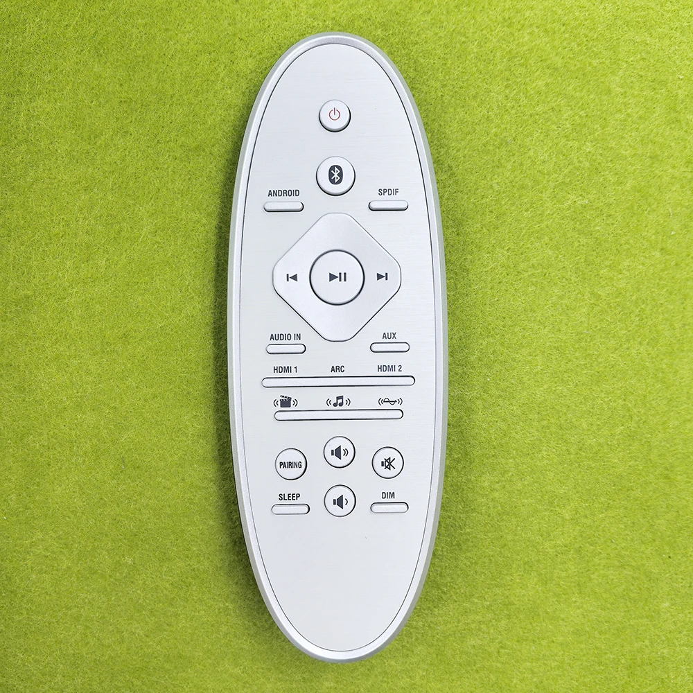 Control remoto para sistema de cine en casa con barra de sonido SANSUI MC-8008HD Britz