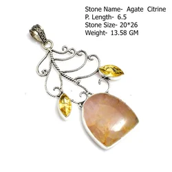 Genuine Picture Jasper Pendant