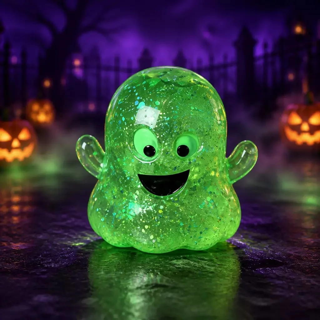 2026 Halloween Ghost Face Ghost Funny Stress Relief Toy Anime Kawaii Festival Naughty Toys for Kids Girls Gifts
