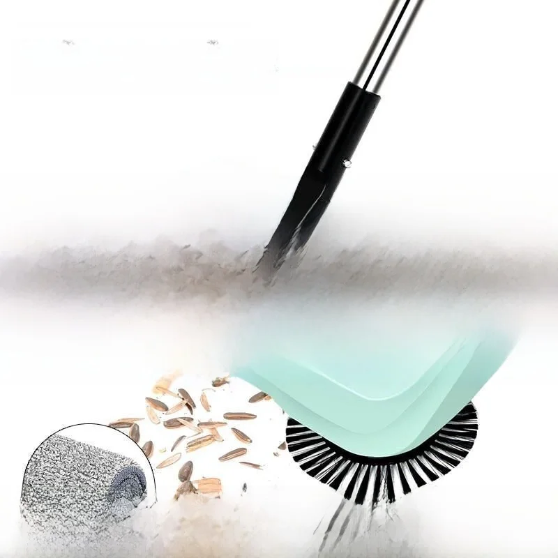 

Auatic Hand-Pu Swee Vacuum Cleaner Dustpan Inteated Radio Lazy Person's Broom Magic Wand Household Cleaning Tool