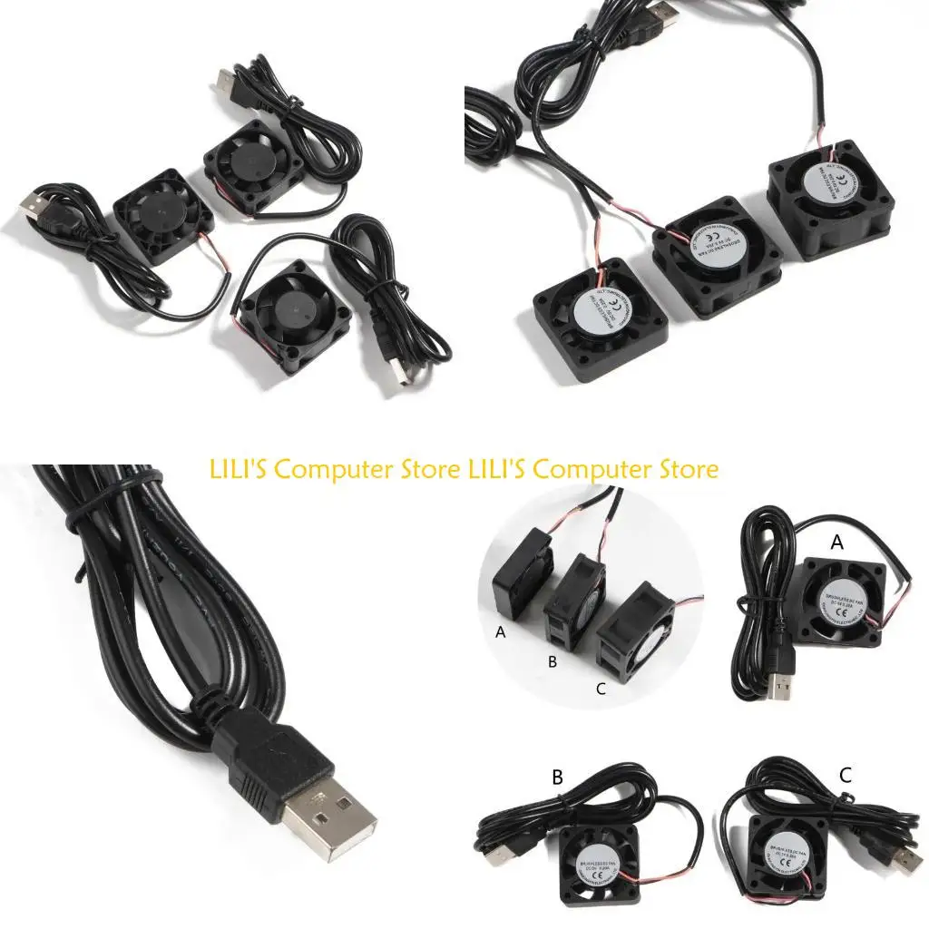

A52B USB Fans CPU Cooling Radiator 5V 2Pin USB Fans for Computer Case-Server Radiator