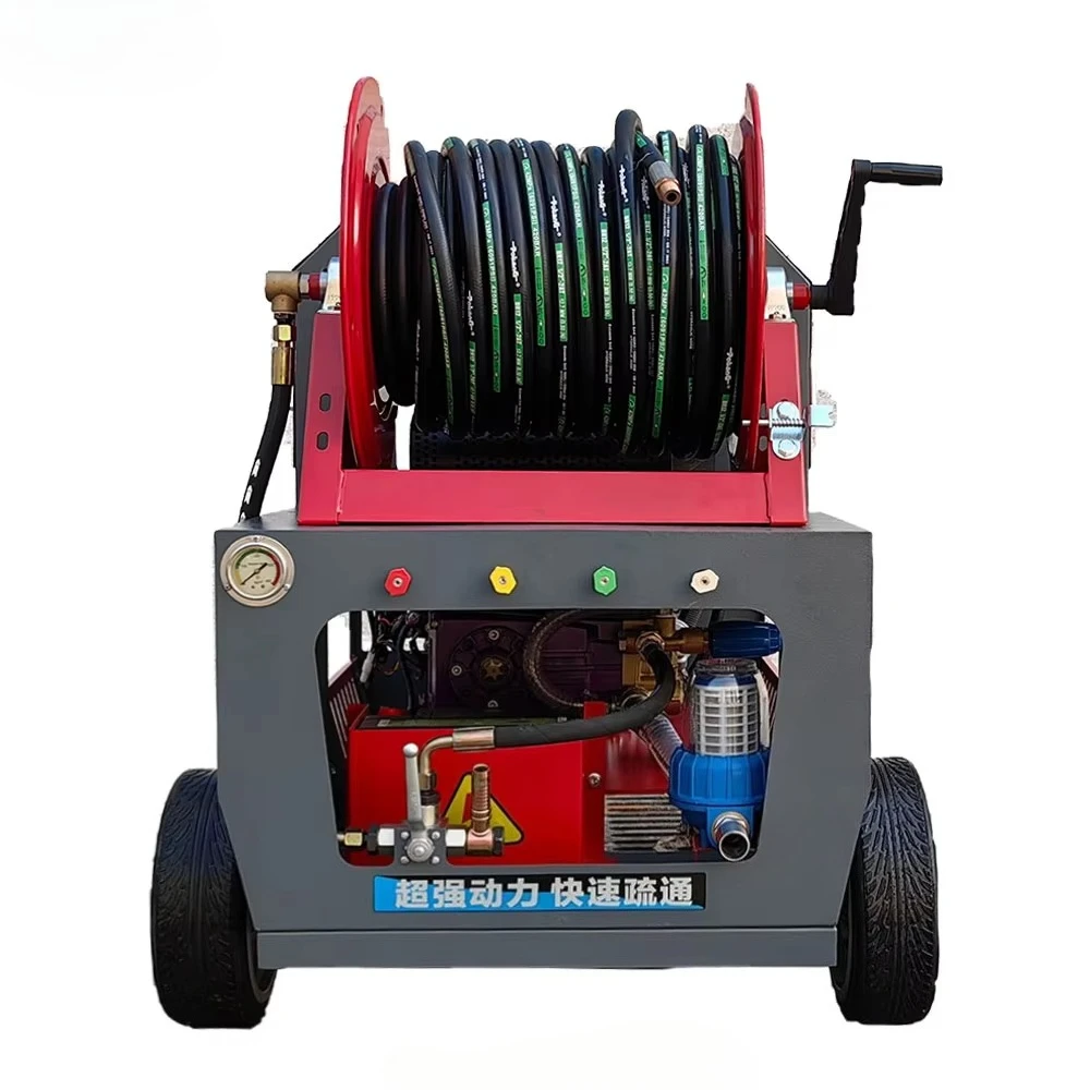 Industrial Pressure Pipe Unblocking Machines Sewer Cleaning Tool Sewer Jetter for a Cleaning a Drain