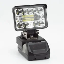 Portátil LED Luz de Trabalho para Hitachi, Hikoki, 18V, BSL1830, BSL1850, lítio operado por bateria, sem fio, ao ar livre, Camping