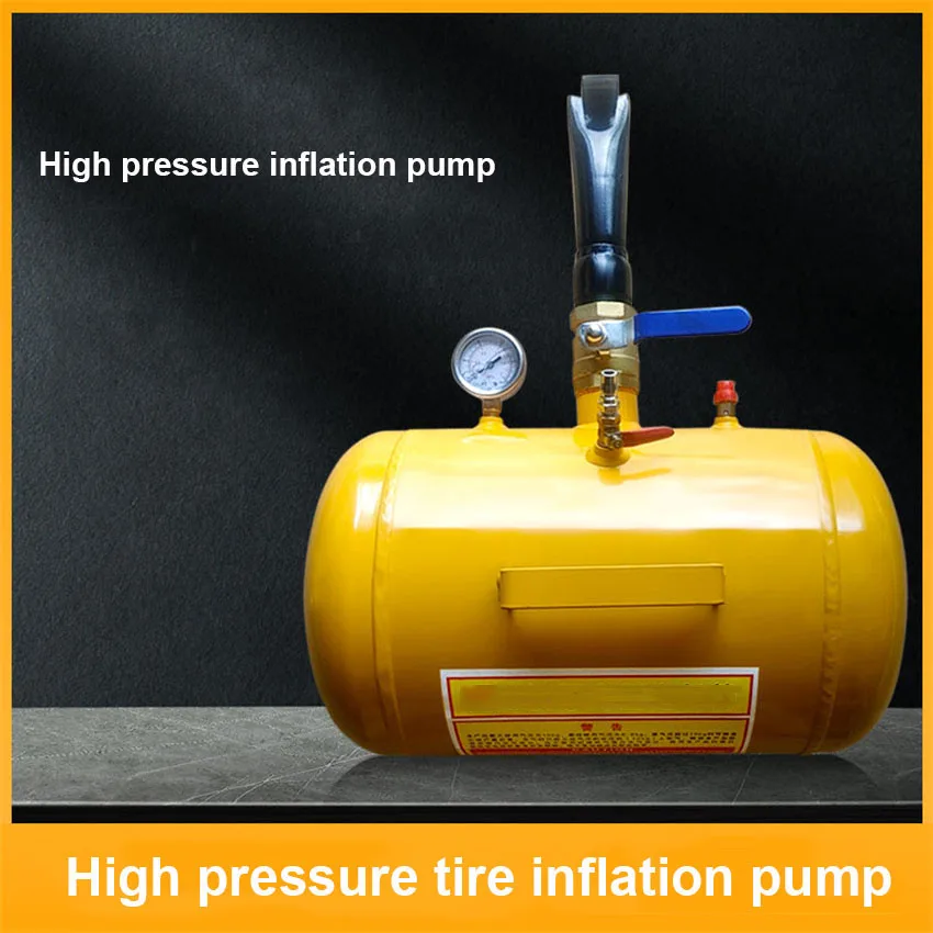 Nuovo Gonfiatore Ad Alta Pressione Per Pneumatici Per Auto, Strumento Di Riparazione Pneumatici Tubeless, Macchina Per Scoppare Con Spessore Della Macchina Con Manometro Di Precisione-image