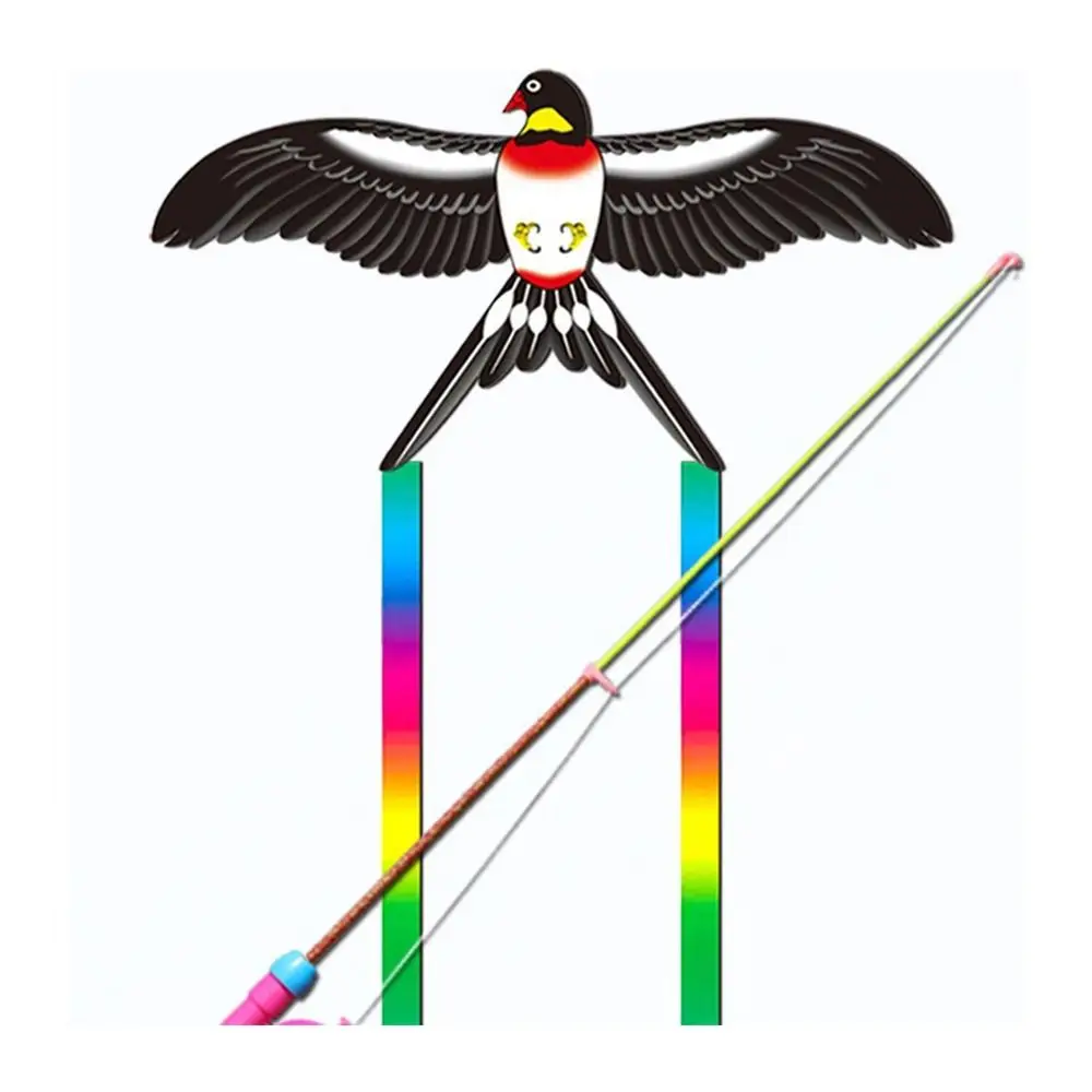 30 Meter Kunststoff-Adlerdrachen, dynamischer Papagei, Adler, Schwalbe, Flugzeug, fliegende Vogeldrachen, Kinder, Geschenk, DIY-Spielzeug, große Adlerdrachen