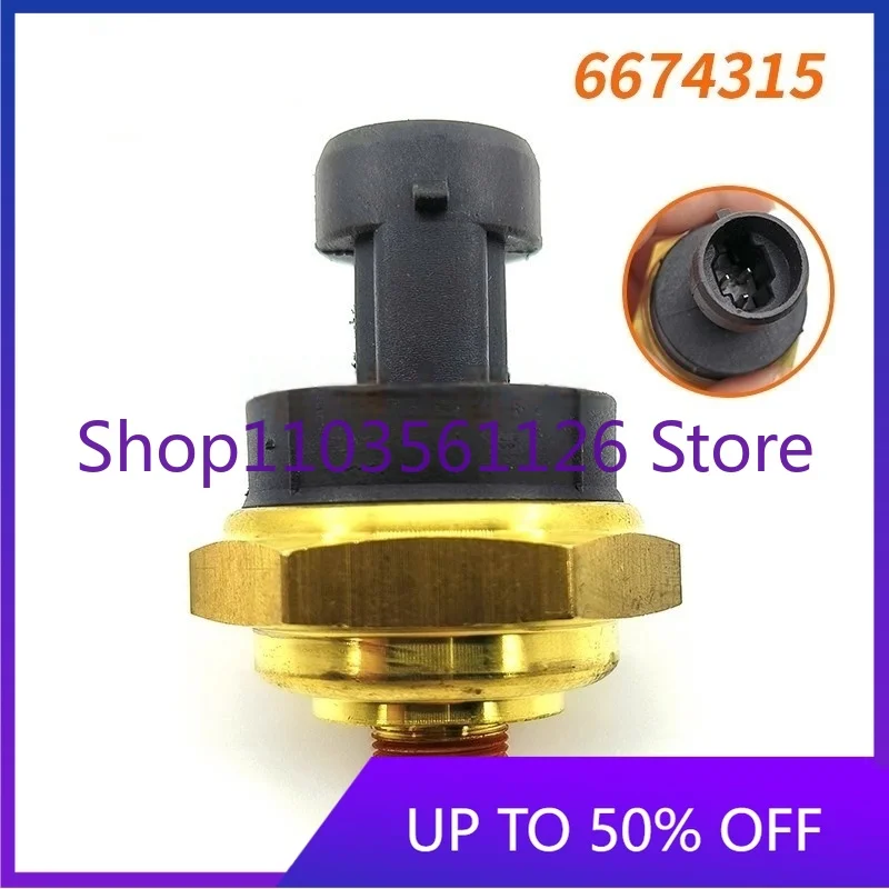 

S130 S330 High Quality Excavator Loader Oil Pressure Sensor Sensing Plug 6674315