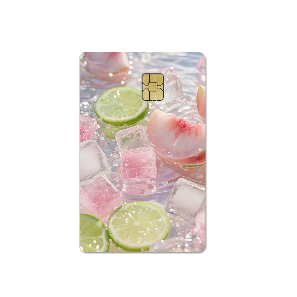 Summer Cool Dreamy Bubble Sea Butterfly Cat Credit Debit Card Sticker DIY Waterproof Small Chip Bus Pass Sticker Decoration - view 4