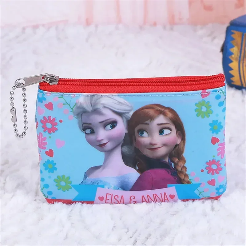 

Disney Princess Frozen Cartoon Children's Purse Coin girl boy gift bag for Storage Elsa wallet Clutch pendant
