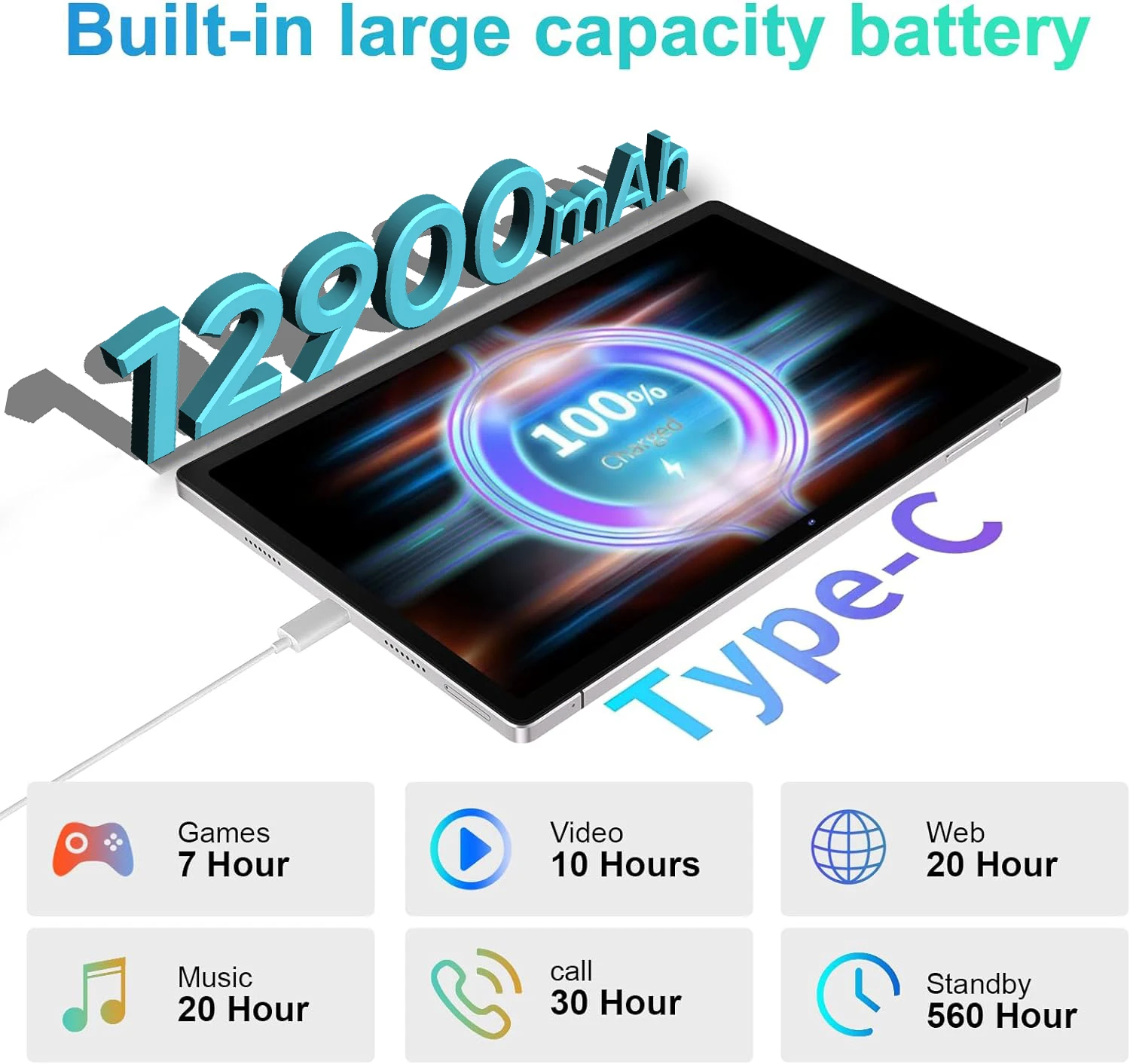 2024 New Flagship Global Firmware 10.95 Inch Android 13 Tablet 5G WiFi 2K Display FHD Screen 12GB 512GB  Планшет GPS Pads Laptop