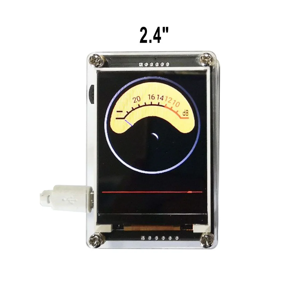 

High definition 2 4inch LCD True Color Simulation Multiple Display Modes Button Adjustment Compact and Portable