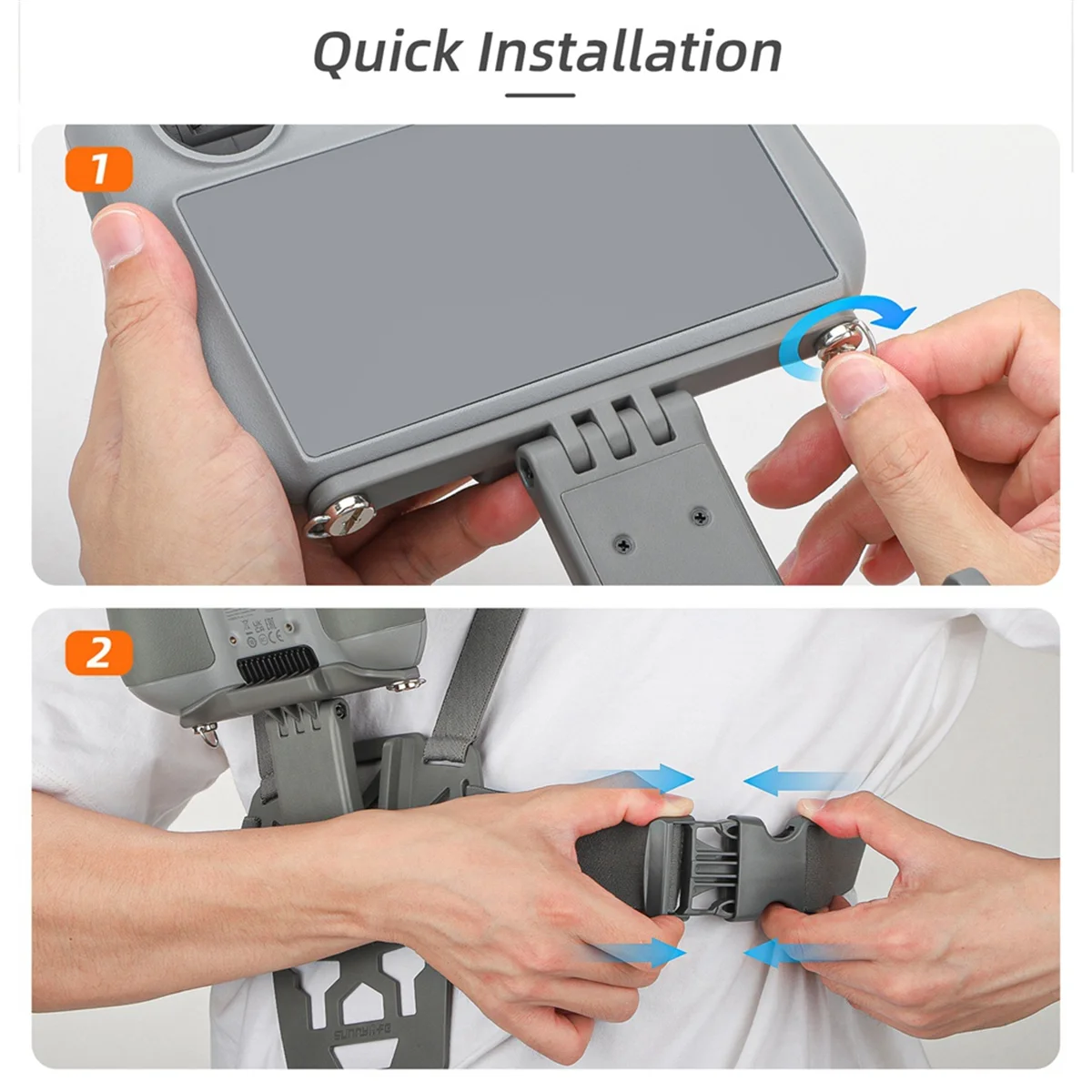 

ABAN кронштейн для дистанционного управления дрона нагрудный ремень для RC 2/1, кронштейн для поддержки живота, кронштейн для пульта дистанционного управления, нагрудный ремень