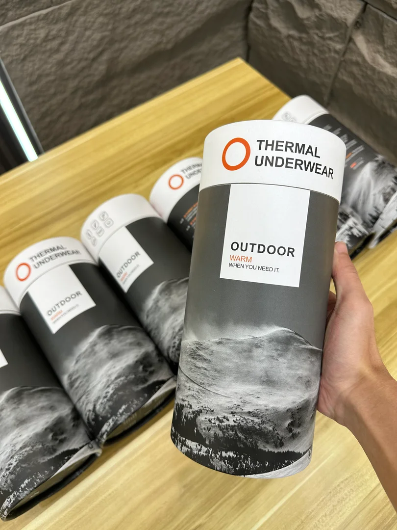 

Мужской комплект термобелья с подогревом Fce, независимый бочонок Paaging Bla Tech, самонагревающиеся теплые бархатные молодежные длинные брюки