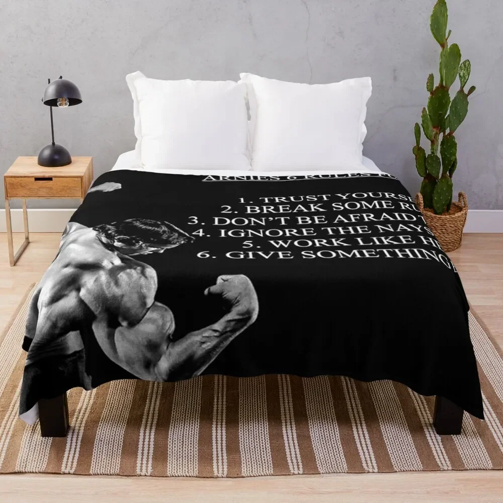 

Arnold Schwarznegger Throw Blanket Decorative Sofas Tourist Blankets