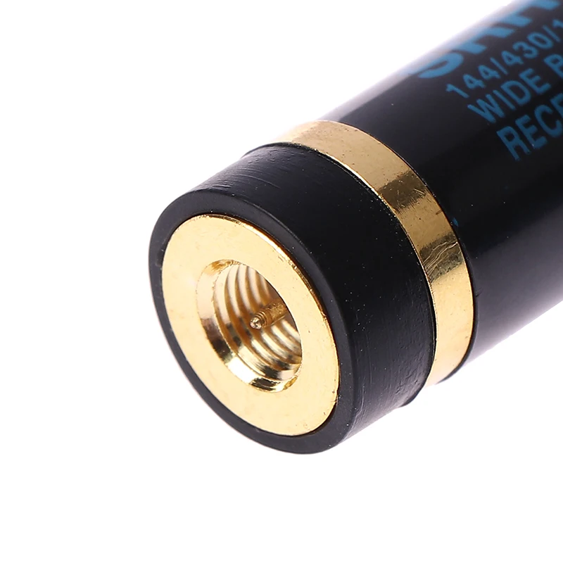 

SMA-M/SMA-F Dual Band Antenna UHF+VHF SRH805S Walkie Talkie For Baofeng/YAESU 136-174MHz & 400-520MHz