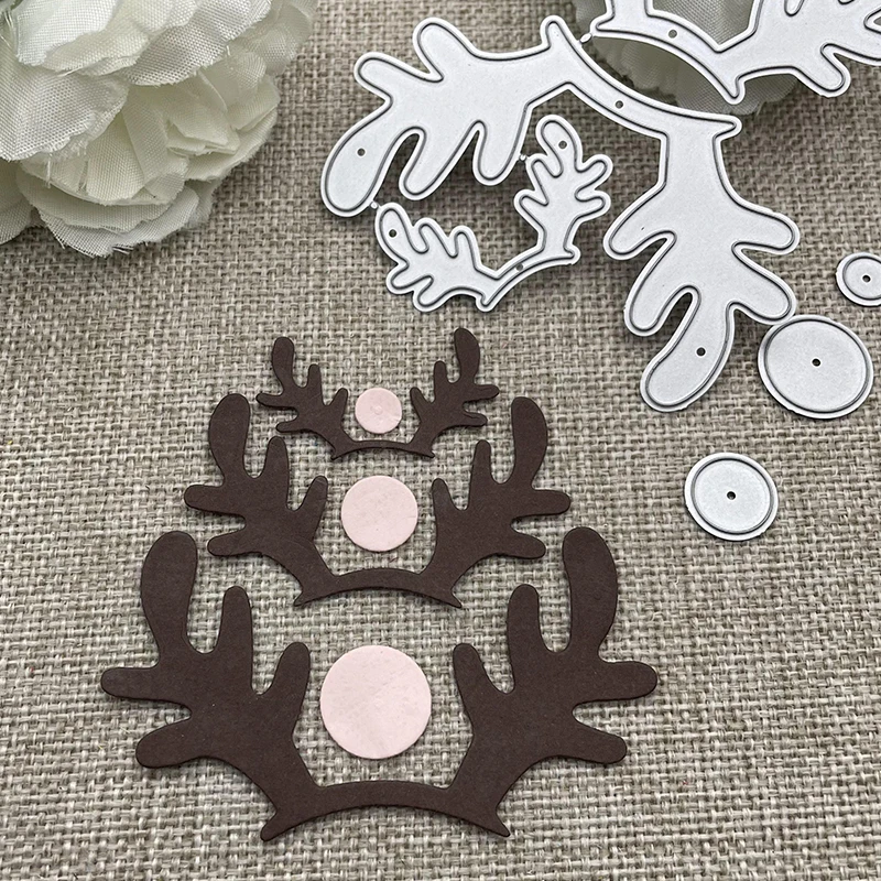 New Christmas reindeer Metal Cutting Dies Stencils For DIY Scrapbooking Decorative Handcraft Die Cutting Template Mold