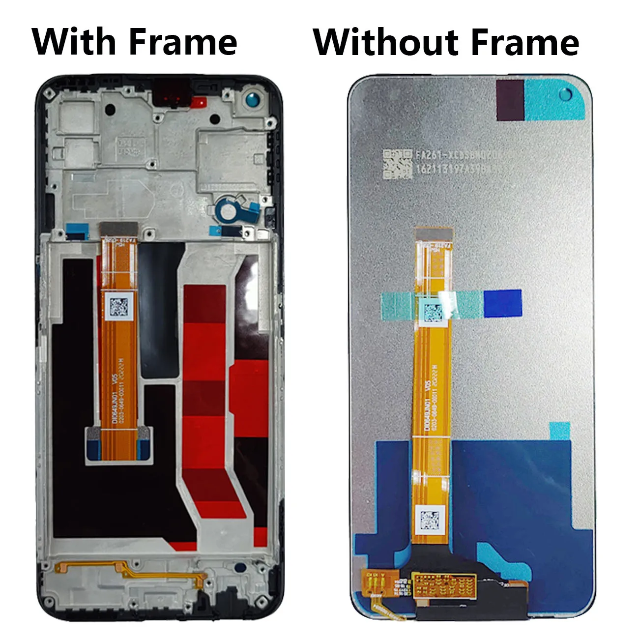 Original For Mobile Phone Oppo A73 5G CPH2161 With Frame  LCD Display Touch Screen Digitizer Assembly Replacement Repair Parts