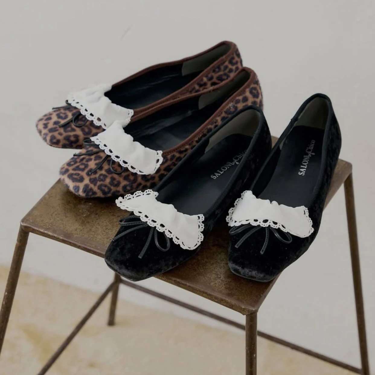 Sweet Japanese Style Mary Jane Flat Shoes Women's Lightweight Comfortable  Knot Pleated Lace Casual Fashion Footwear
