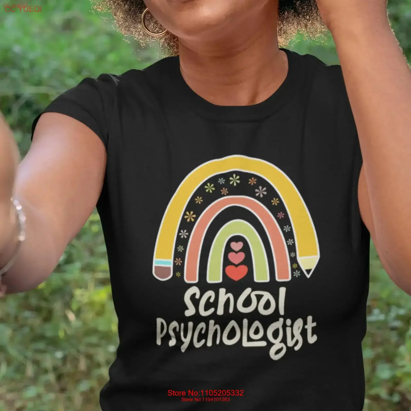 School PsychologisT T Shirt for teachers women Back to vintage Washed fashion Top For Everyday Wear Versatile Soft Comfortable